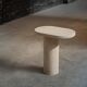 "Table d'appoint en travertin "Bold