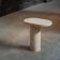 "Table d'appoint en travertin"
