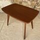 Table d’appoint vintage , pieds compas , circa 1960s