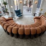 Sofa DS-600 de, Ueli Berger, Eleonore Peduzzi-Riva, Heinz Ulrich, Klaus Vogt for De Sede 1972