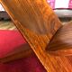 Fauteuil à palabre en bois d'irokonon sculpté