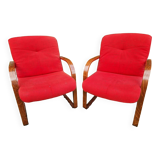 Paire de fauteuils années 70/80