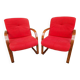 Paire de fauteuils années 70/80