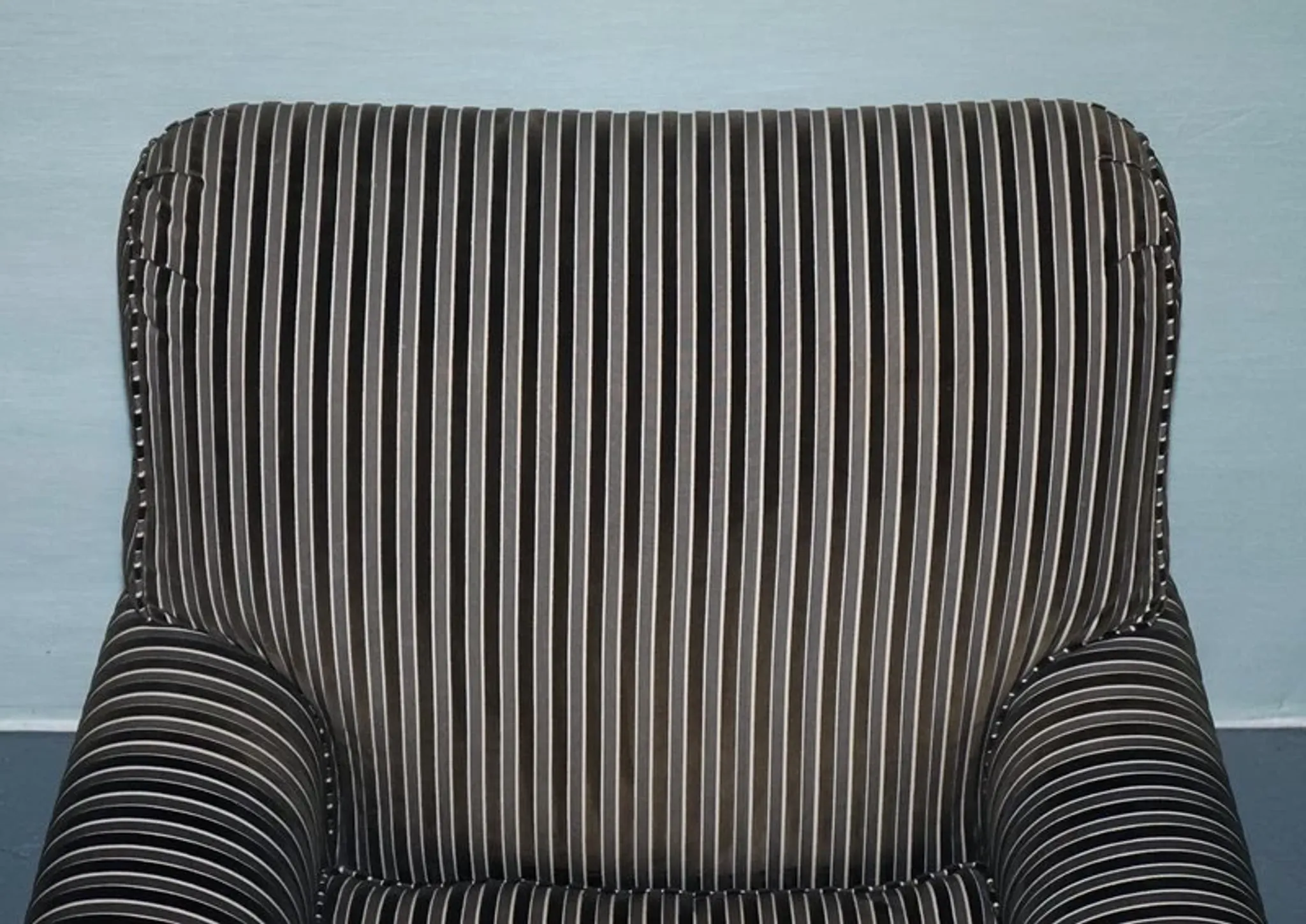 Vintage Striped Chair by Ralph Lauren for Henredon