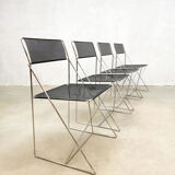 Vintage stacking dining chairs