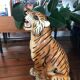 Tiger in earthenware