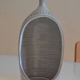 Ceramic stoneware candle holder from the 1970s.