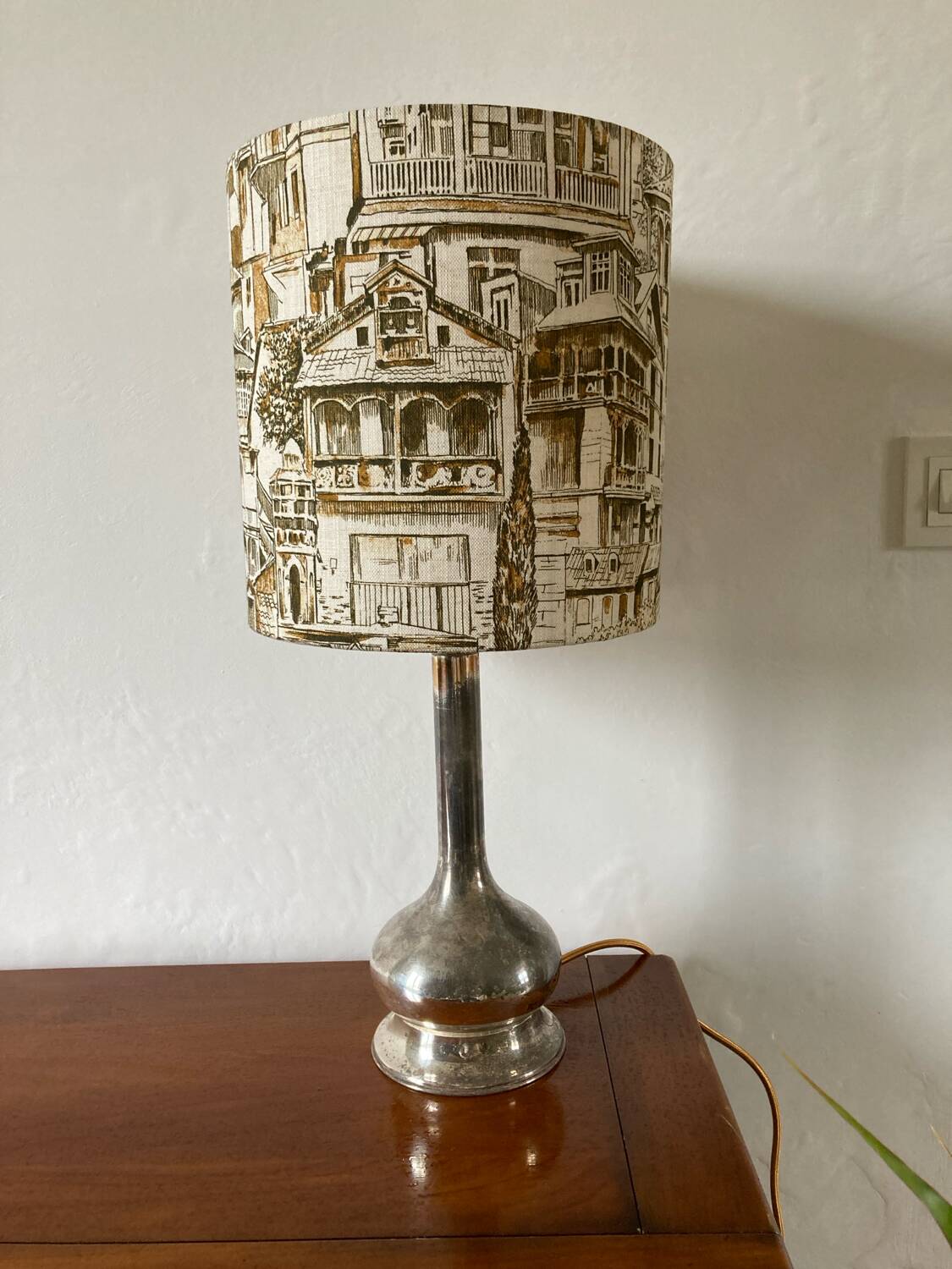 Refurbished Lamp: Italian Manufacturer PETTINI STIGA Vintage Base