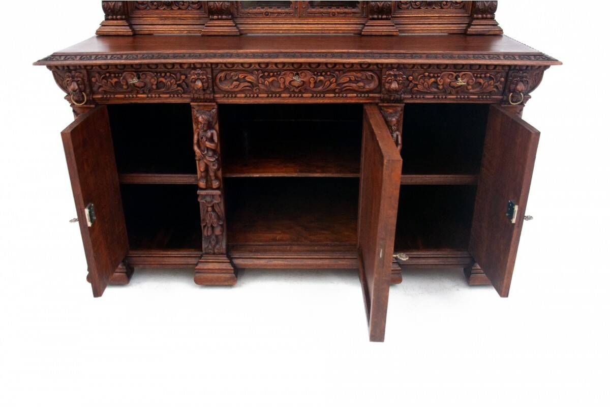 Carved buffet-chest of drawers, France, circa 1860