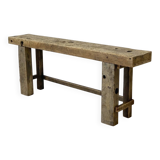Vintage solid wood workbench
