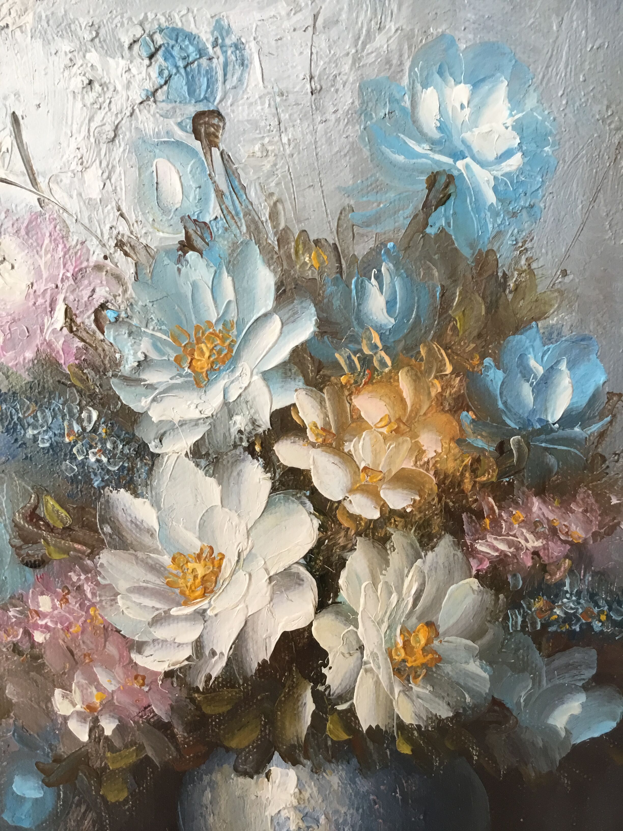 Oil on canvas “Bouquet of flowers”