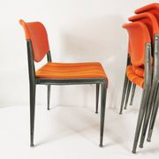 Ensemble de chaises Space Age, Kush & Co., conçu par le professeur Hans Ell. Années 70