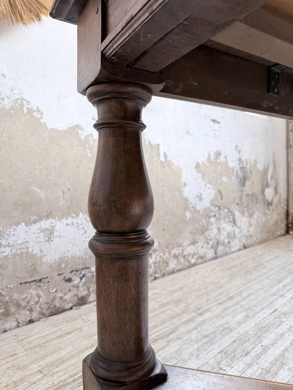 Oak table in Louis XIV style 1900