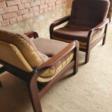Pair of Danish vintage armchairs