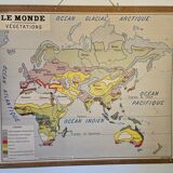 Old geography solar map 1960