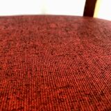 Pair of red bistro chairs