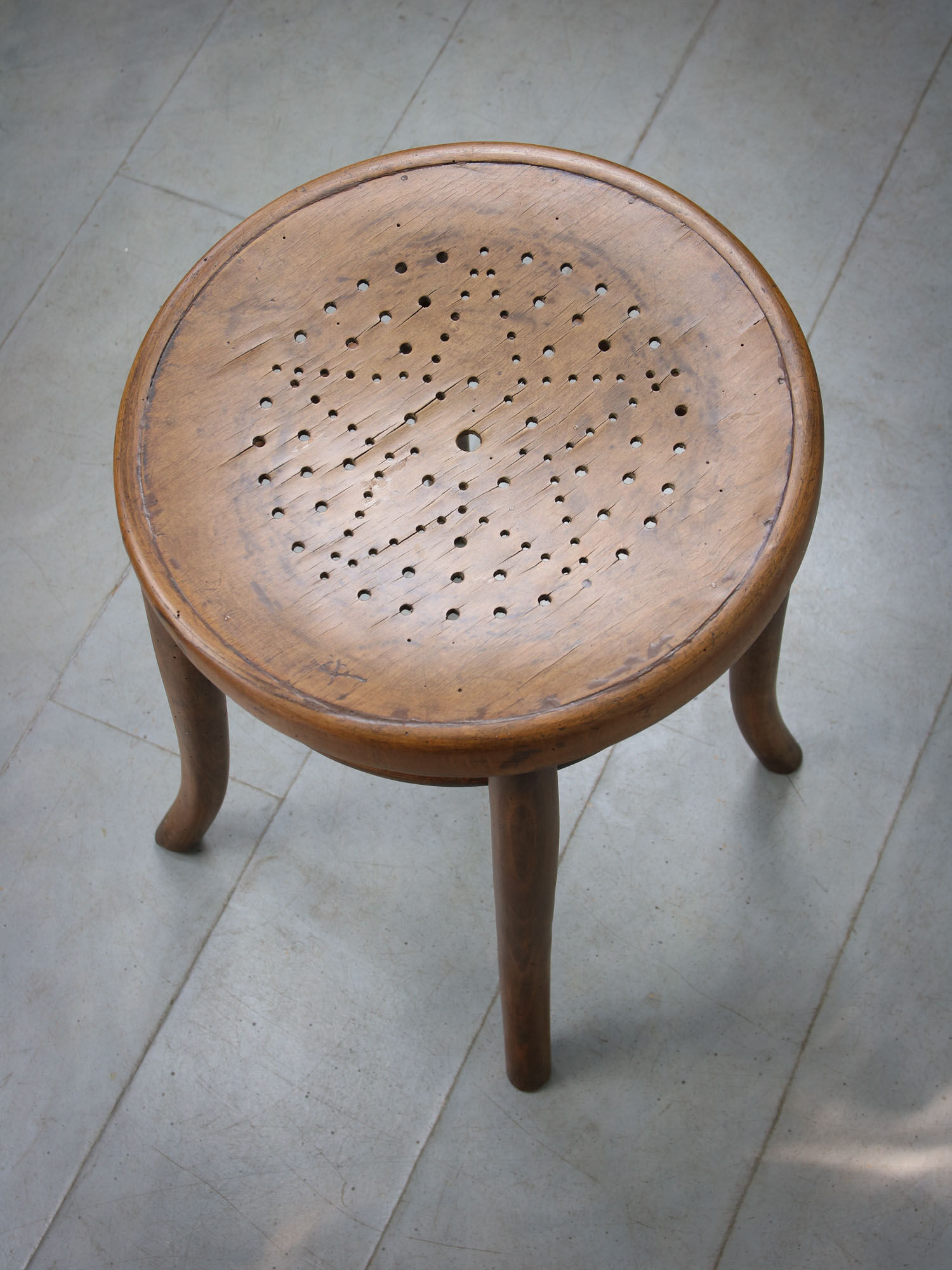 Antique Bentwood Star Piano Stool