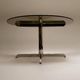 Smoked Glass Top Dining Table - c. 1970 - Roche Bobois
