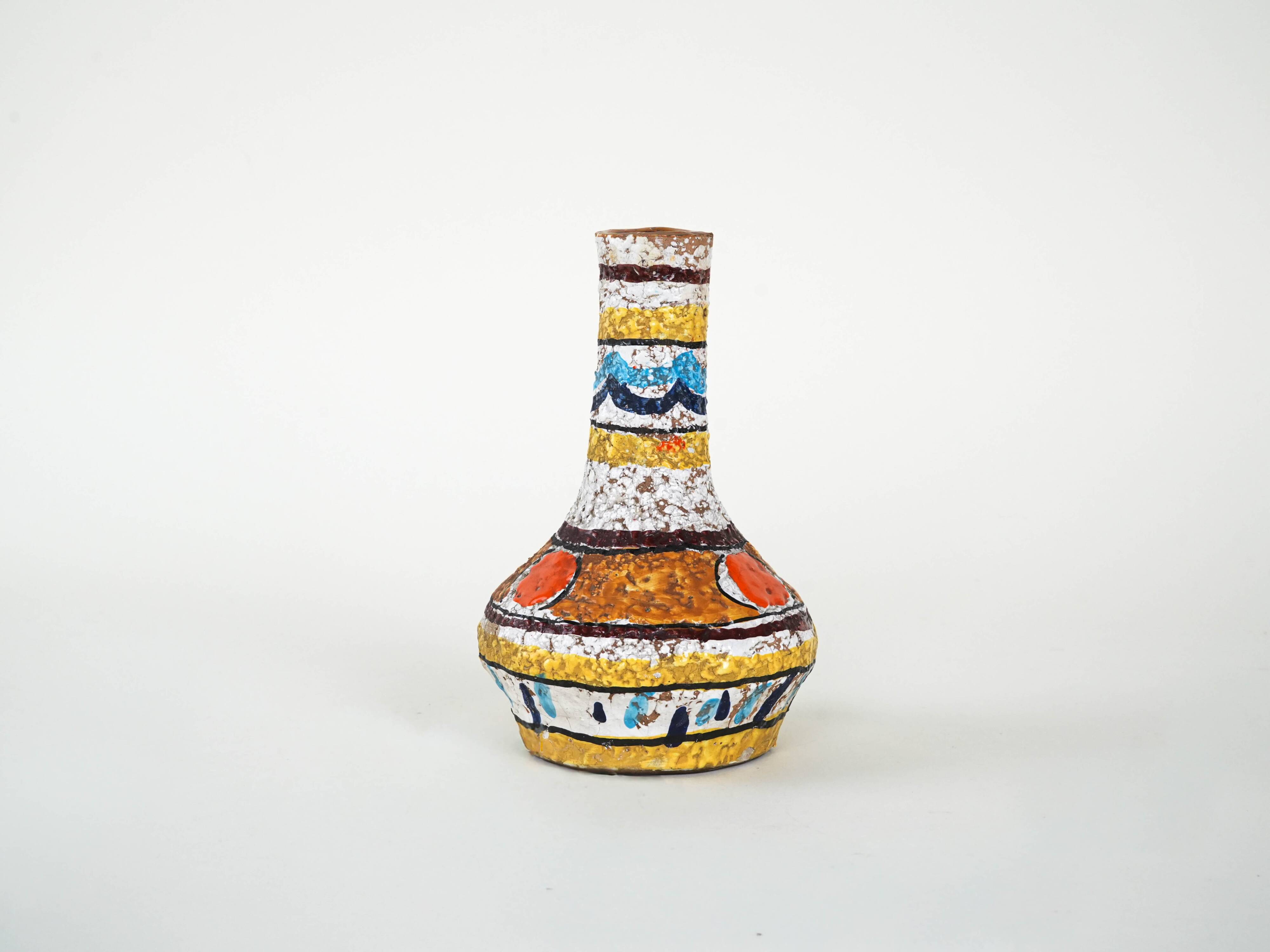 Ceramic vase, Italian design, 1950s, manufactured in Italy