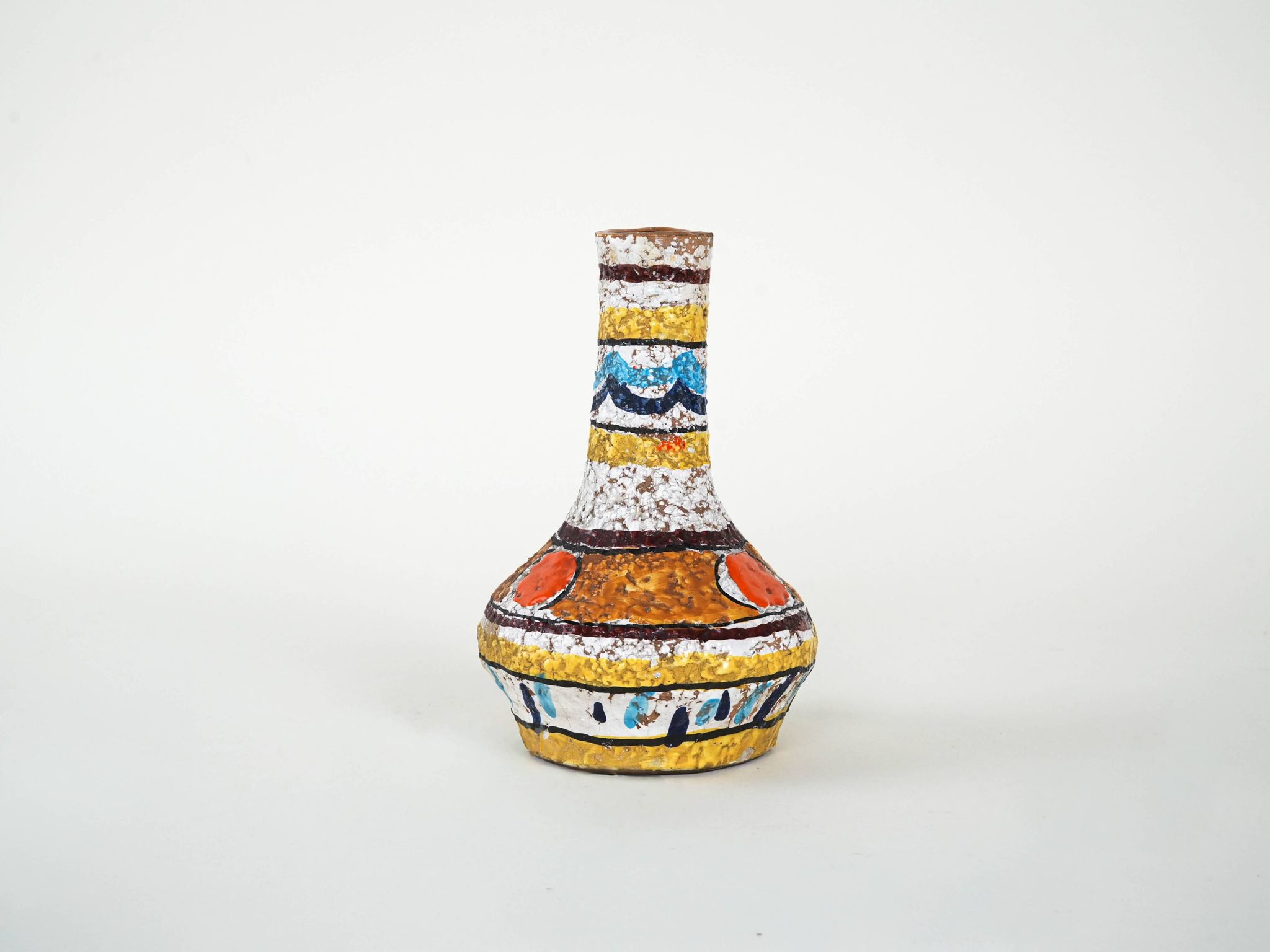 Ceramic vase, Italian design, 1950s, manufactured in Italy