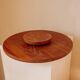 Rotating aperitif platter "Lazy Susan" in teak