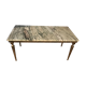 Table basse marbre et bronze doré