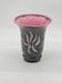 Enamelled ceramic vase, signed, Vallauris, vintage, 1970's