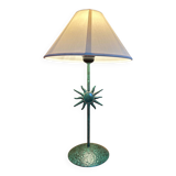 Lampe motif soleil vert