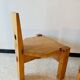 Pair of small pine chairs from the 1970s