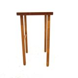 Scandinavian teak and oak side table, Sweden, 1960s