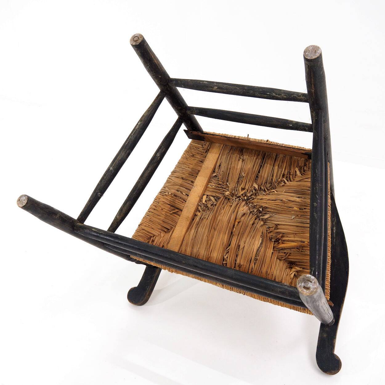 Chaise d'appoint antique « Ladder Back », Pays-Bas vers 1900
