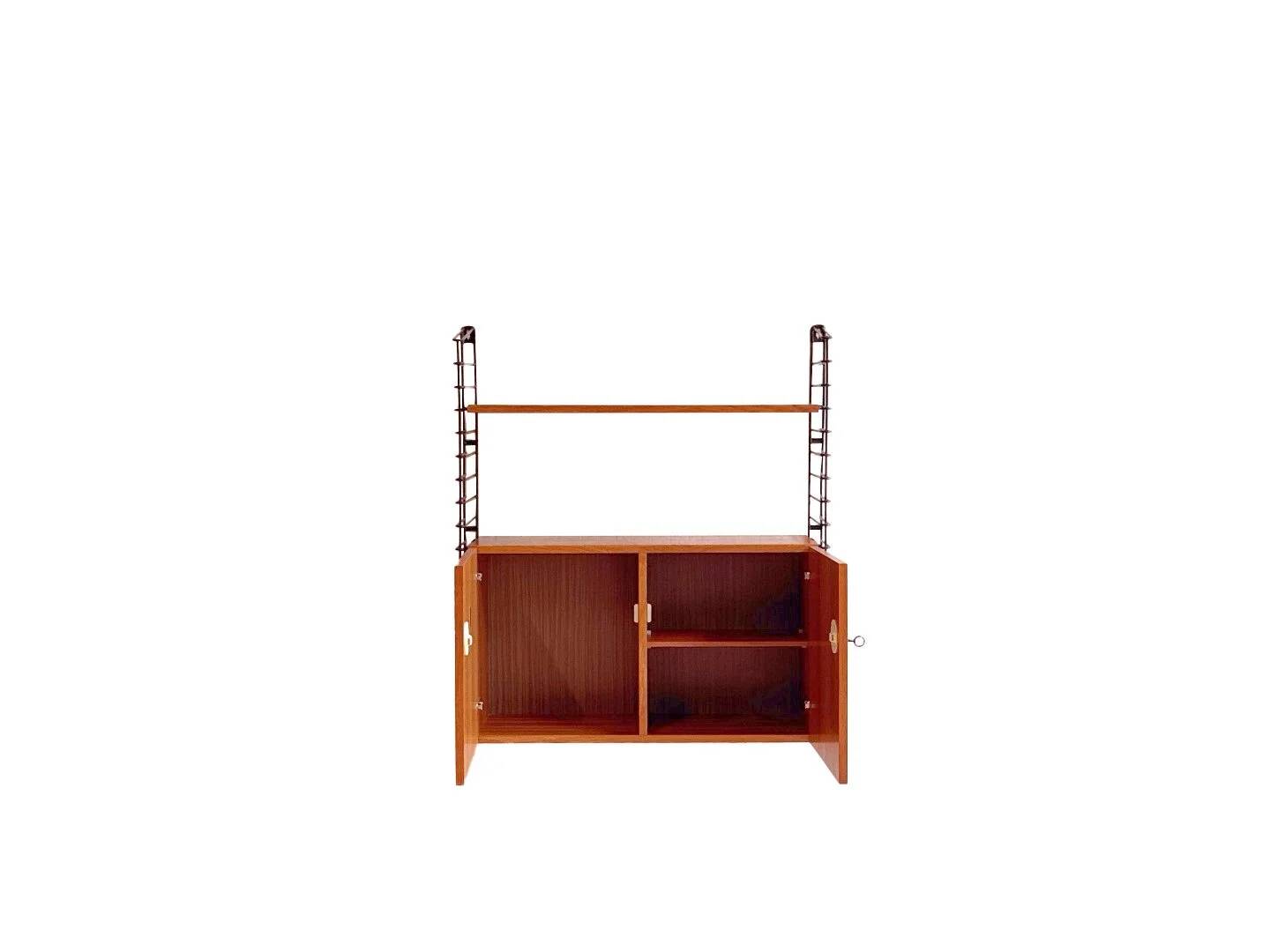 Système mural modulaire vintage par Musterring – unité murale compacte