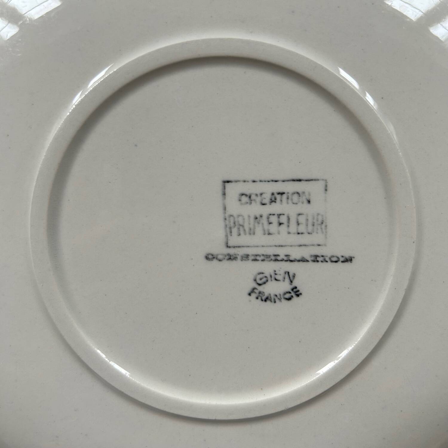 Duo of Primefleur Gien plates