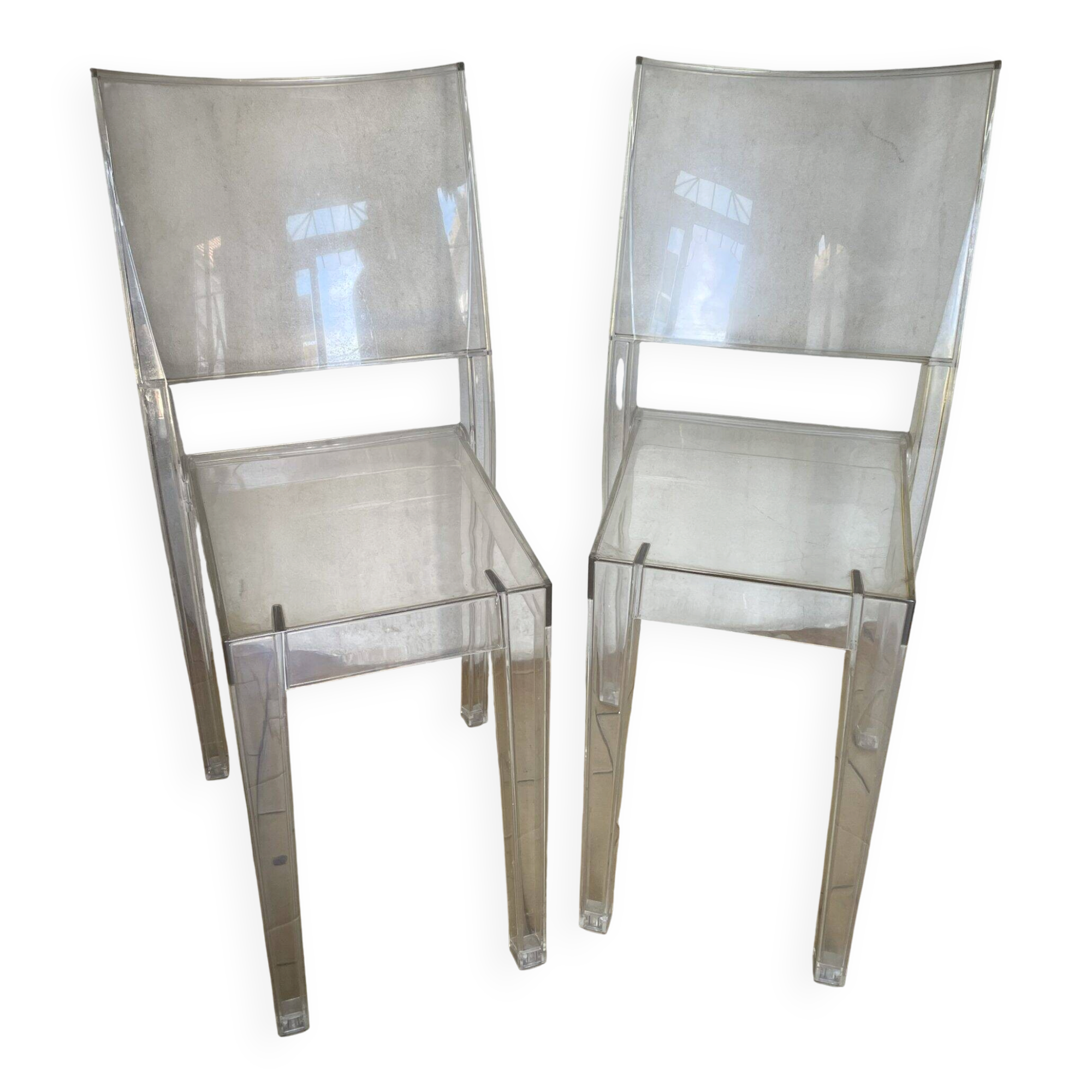 Pair of chairs La Marie by Starck for Kartell