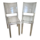 Pair of chairs La Marie by Starck for Kartell