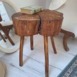 Coffee table, side table, brutalist end table.