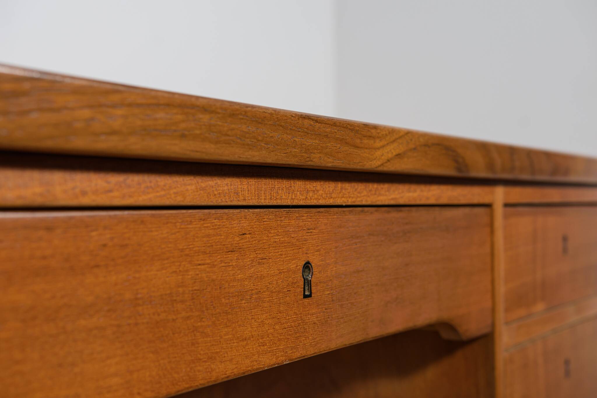Mid-Century Freestanding Teak Desk, Denmark, 1960s