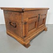 Antique Brutalist Chest in Oak, 1800
