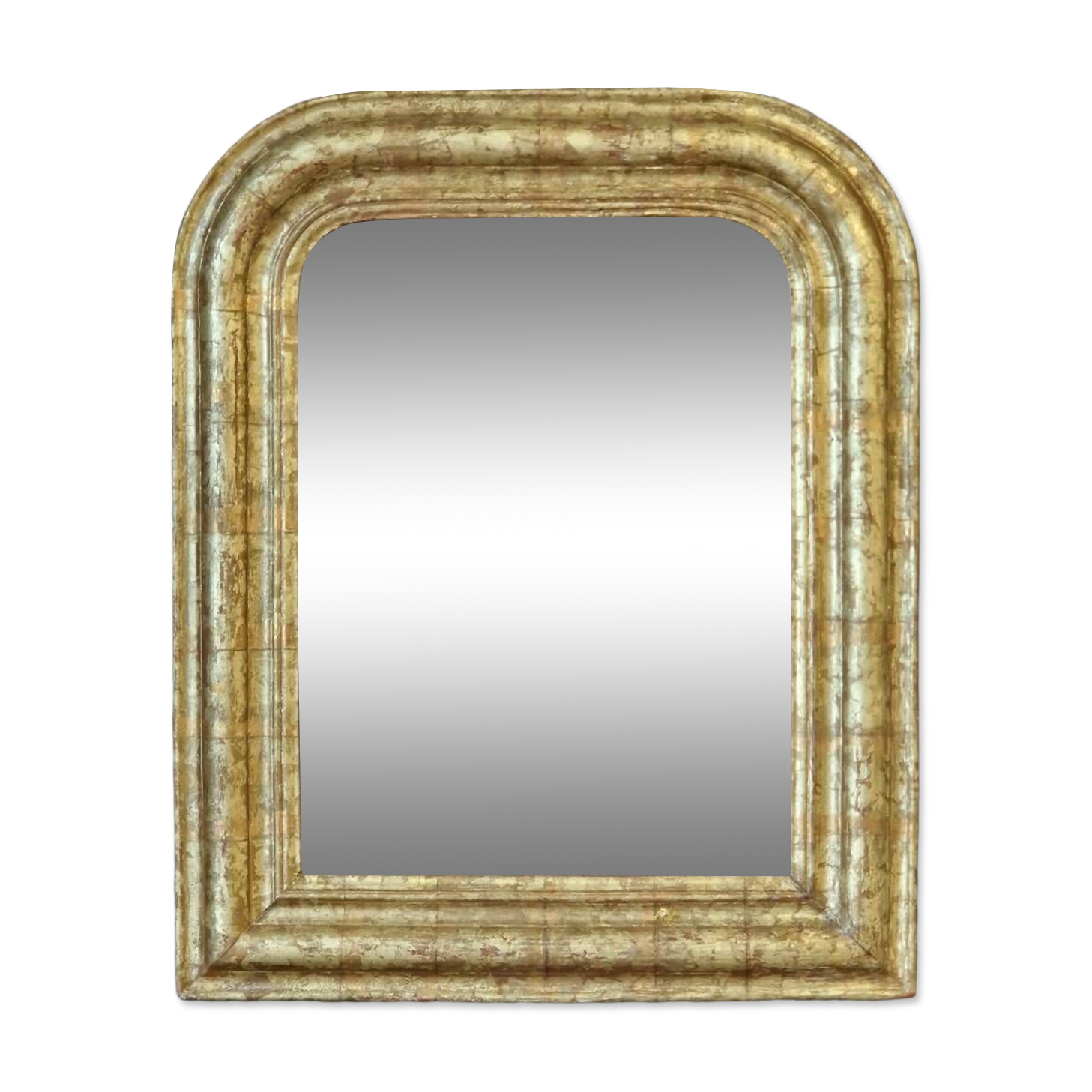 Small golden mirror