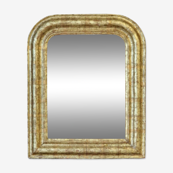 Small golden mirror