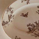 Plat de service en terre de fer