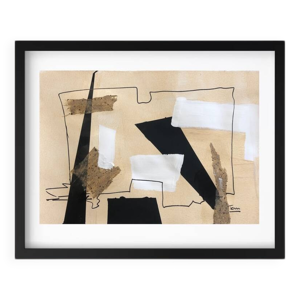 Peinture abstraite originale - main