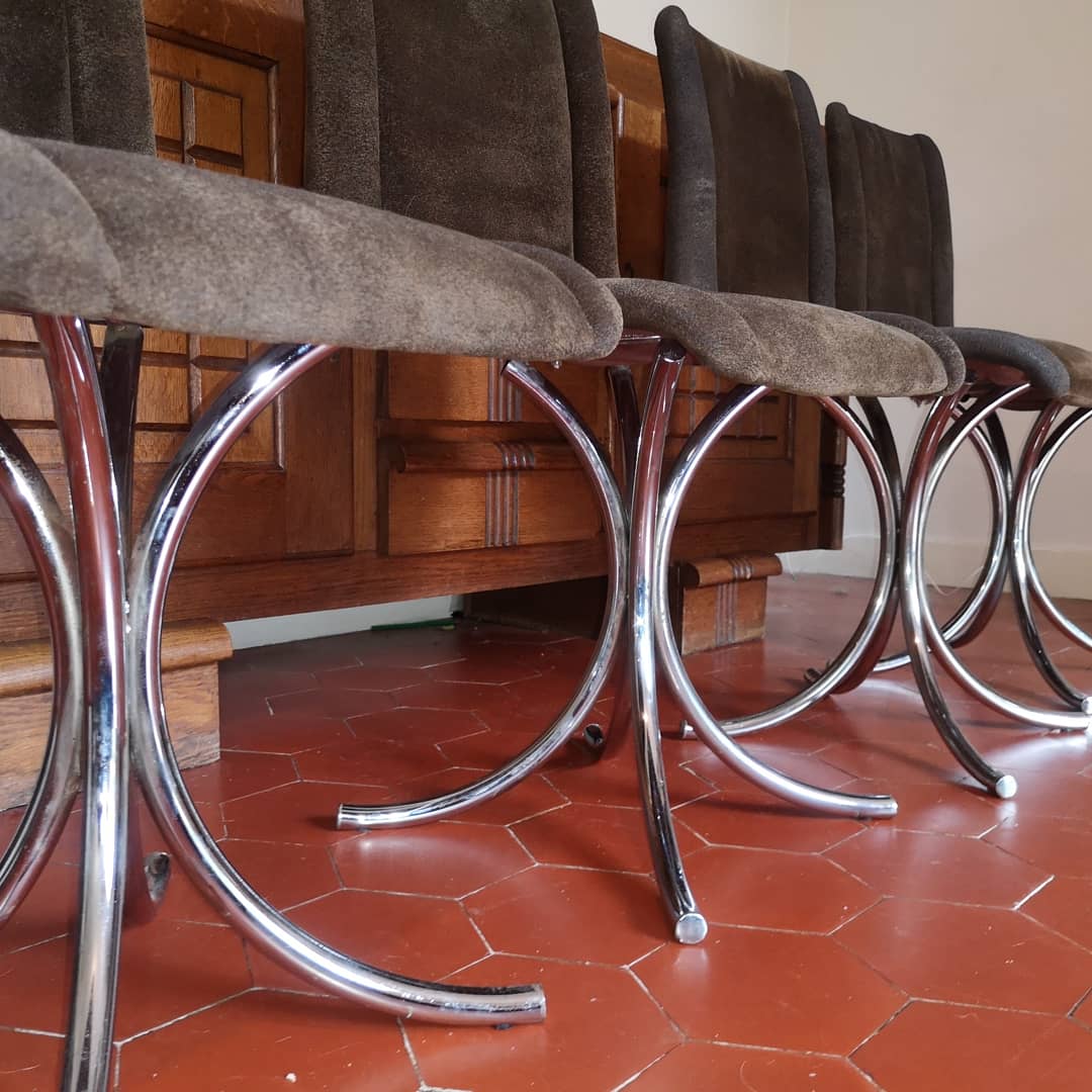Italian design dining set 70s