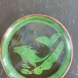 Assiette terre cuite émaillée