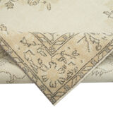 Handwoven anatolian beige carpet 174 cm x 294 cm