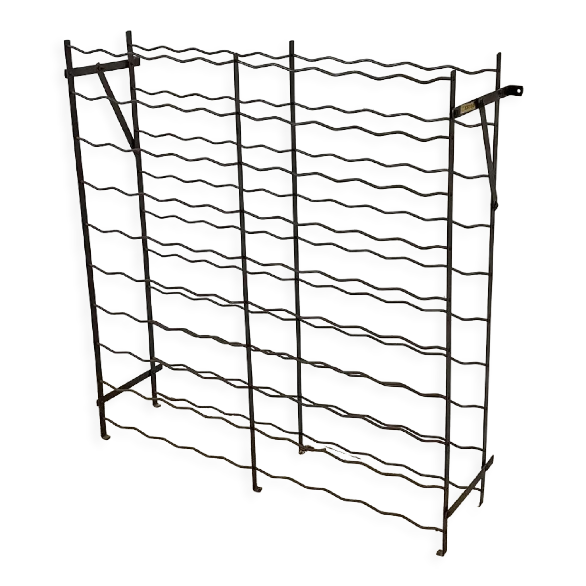Metal bottle rack