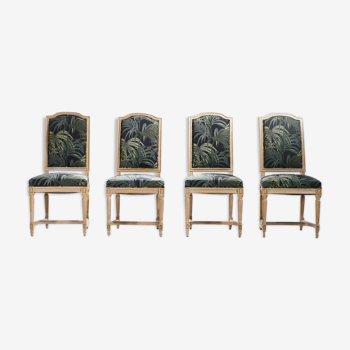 Set de 8 chaises de style Louis XV vers 1950