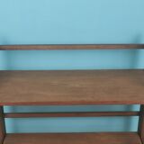 Folding bookcase shelf 50's