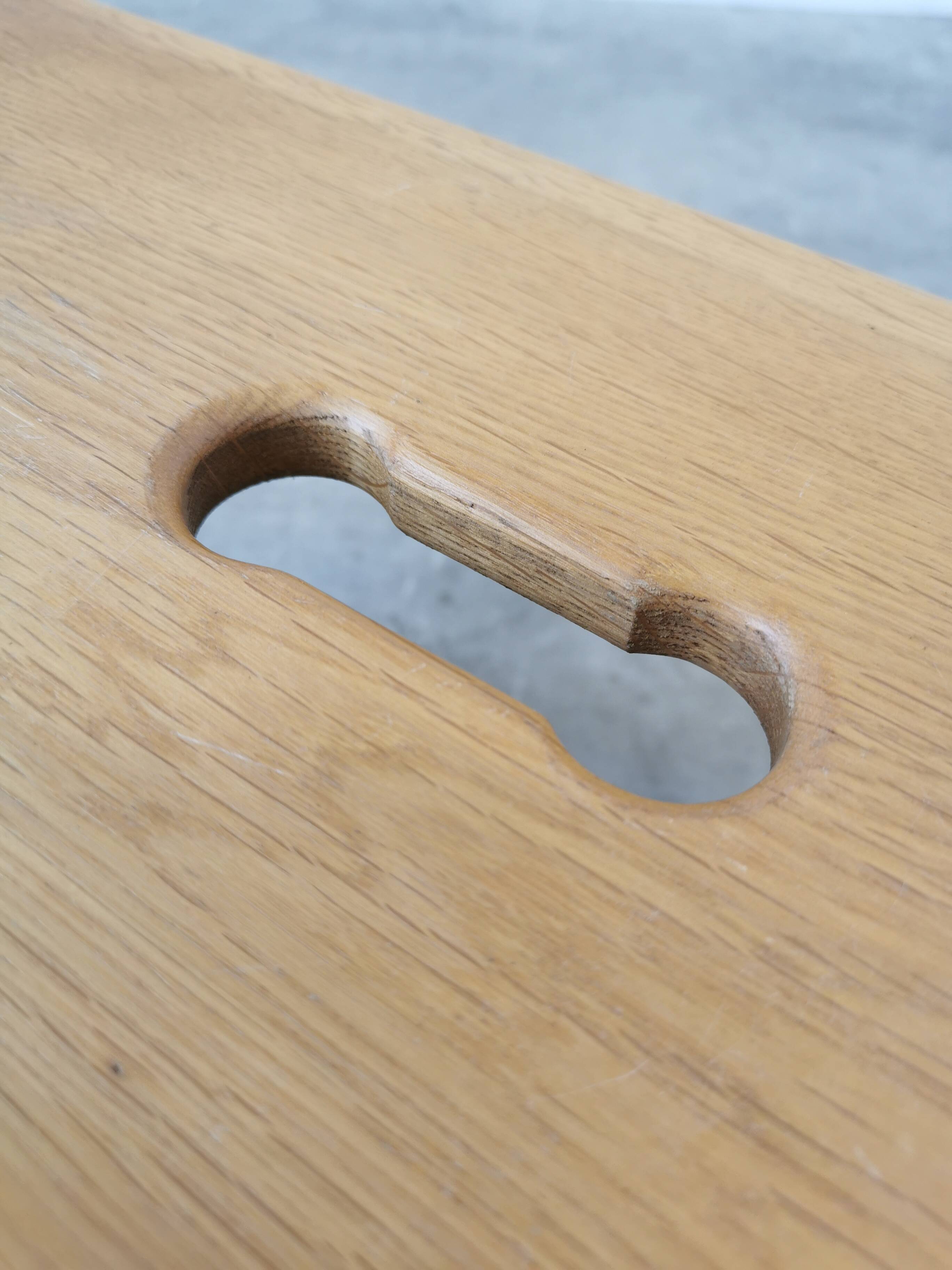 Vintage Wooden Footstool: Handcrafted Yugoslavian Pruchka, 1960s