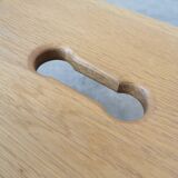 Vintage Wooden Footstool: Handcrafted Yugoslavian Pruchka, 1960s